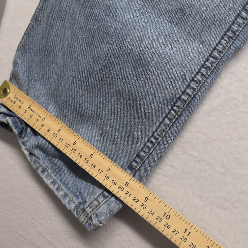 American Eagle Jeans Mens 30x32 Blue Original Boot Cut Western Cowboy Faded - Picture 7 of 13